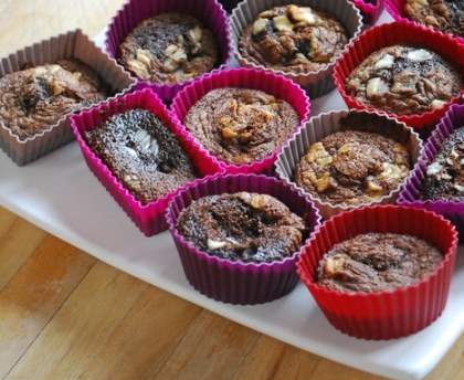 Muffins aux 3 chocolats