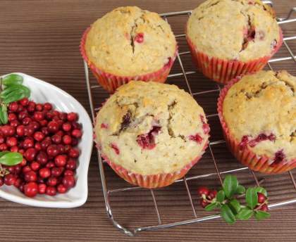 Muffins aux Cranberries