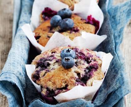 Muffins aux myrtilles