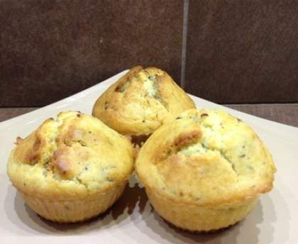 Muffins aux pépites de chocolat et crème de coco