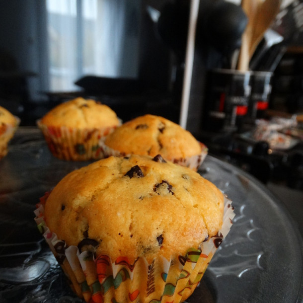 Muffins aux pépites de chocolat