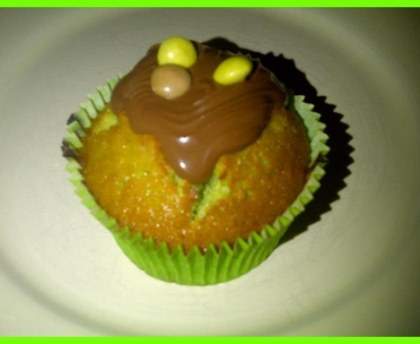 Muffins aux pistaches et Nutella