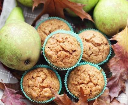 muffins aux poires légers