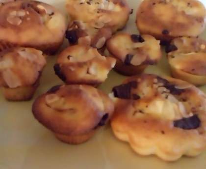 muffins aux pommes et pépites de chocolat