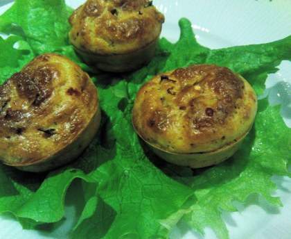 Muffins aux tomates séchées et fromage de chèvre