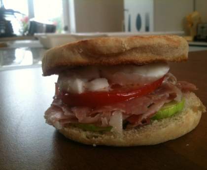 Muffins burger à l'italienne