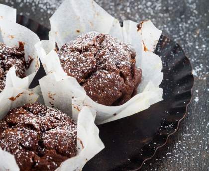 Muffins chocolat fondant Nutella