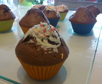 Muffins chocolat poire/banane super légers