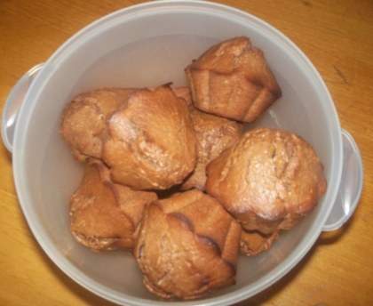 Muffins chocolat pralinoise noir et noix de coco
