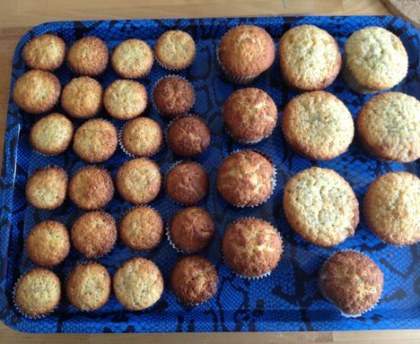 Muffins citron gingembre confit