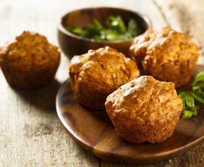 Muffins express au pesto
