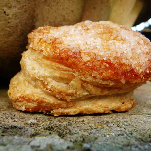 Muffins feuilletés pomme et chocolat