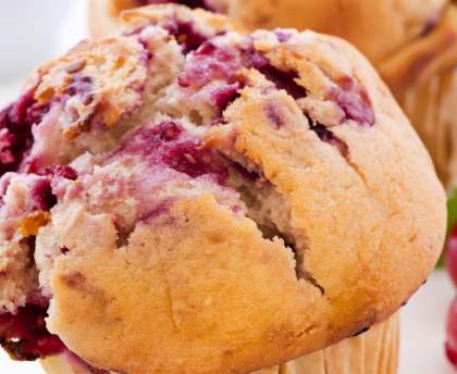 Muffins moelleux aux framboises