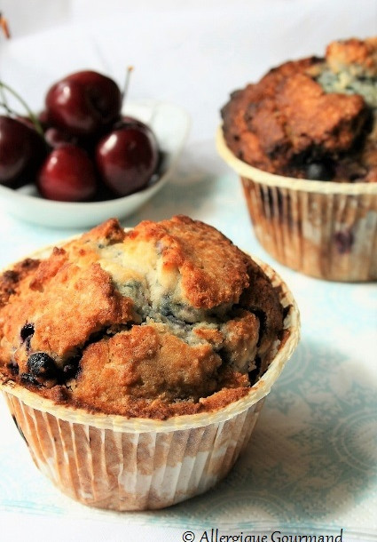Muffins myrtilles coco