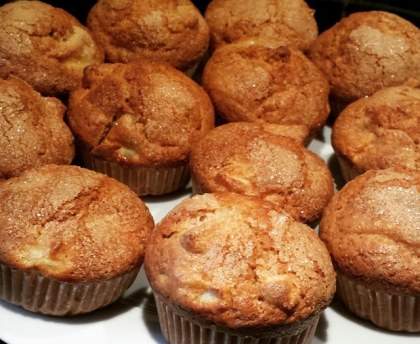 Muffins pommes canelle