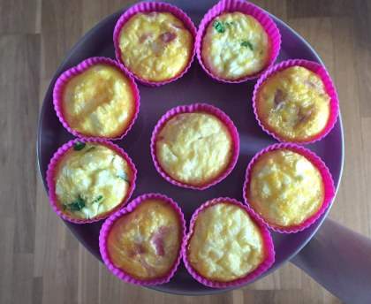 Muffins salés sans pâte