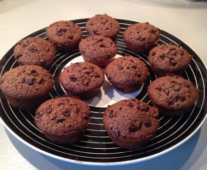 Muffins surprises au chocolat
