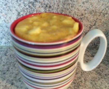 Mug cake à la pomme