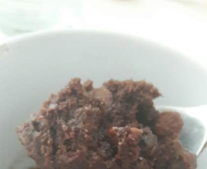 Mug cake chocolat pomme rapide et leger