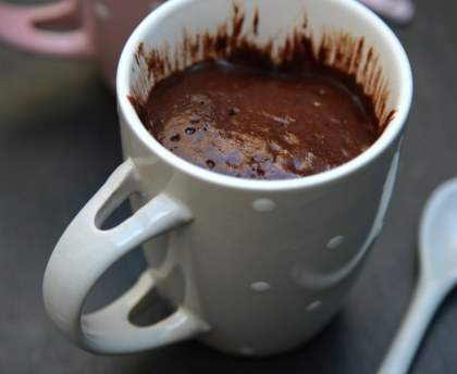 Mug Cake Nutella au micro-ondes