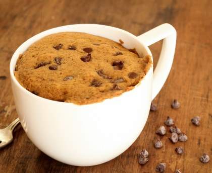 Mug cake sans oeuf, beurre ni sucre