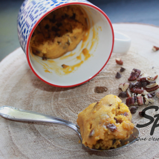 Mug cookies chocolat/pécan au micro-ondes