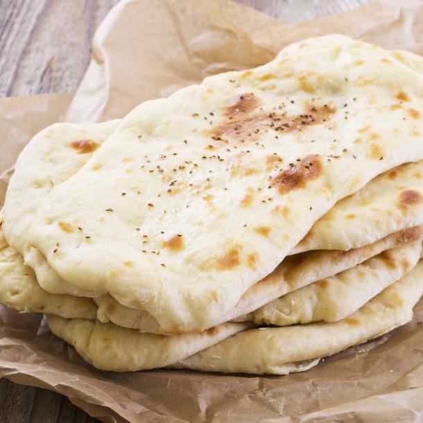 Naans (petits pains indiens) 