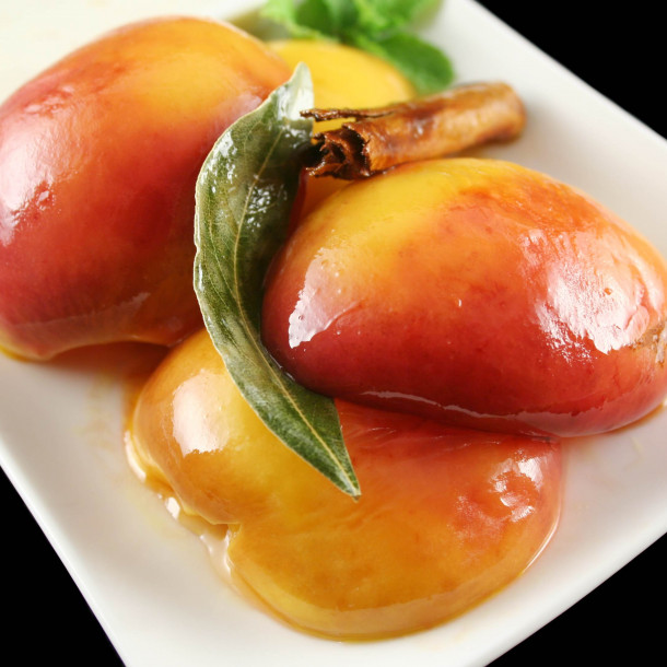 Nectarines au sirop