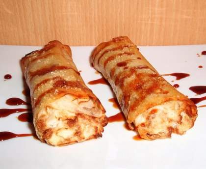 Nems croustillants poire et spéculoos