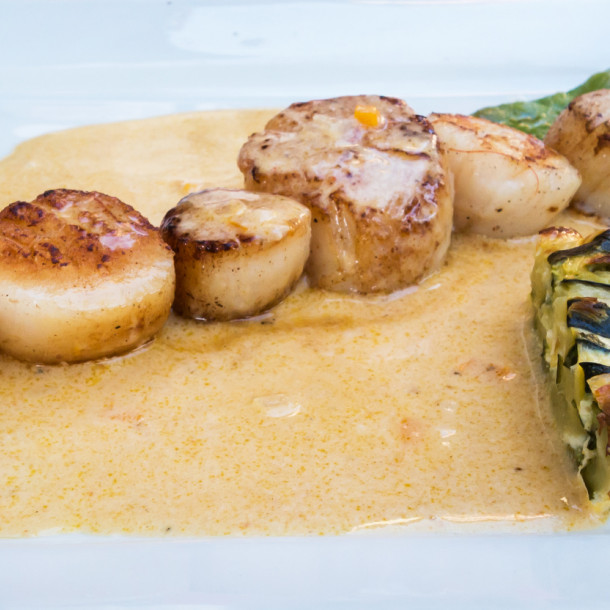 Noix de Saint-Jacques au whisky 