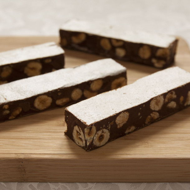 Nougat au chocolat noir