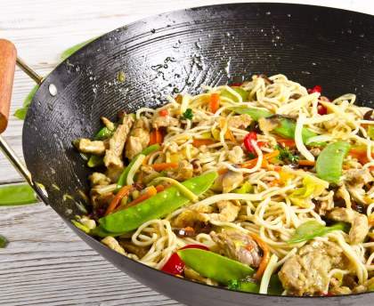 Nouilles chinoises aux légumes