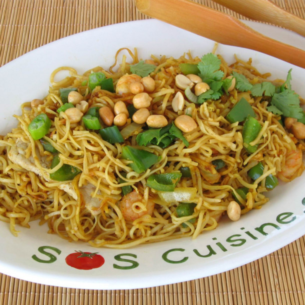 Nouilles singapour faciles