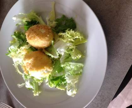 Oeuf mollet frit