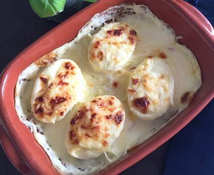 Oeufs à la béchamel