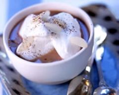 Oeufs à la neige au chocolat