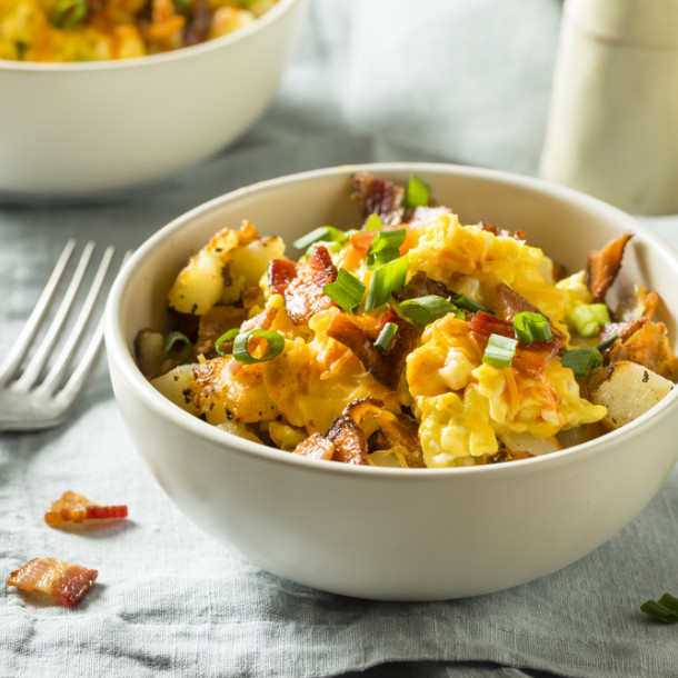 Oeufs brouillés aux morilles
