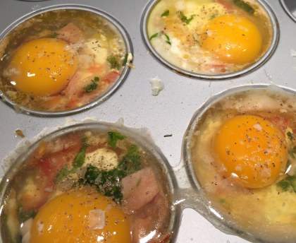 Oeufs cocotte au gruyère