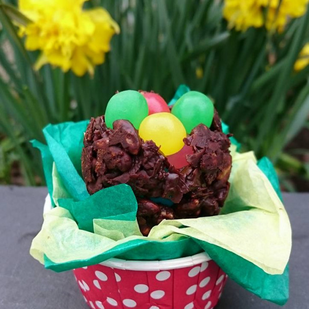 Oeufs en chocolat croustillants
