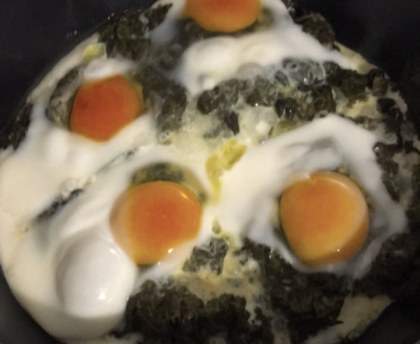 Oeufs florentine à la poêle