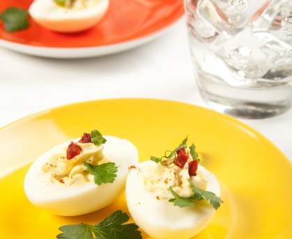 Oeufs mimosa aux épices