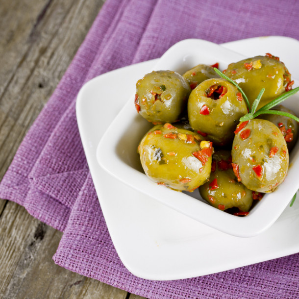Olives pimentées