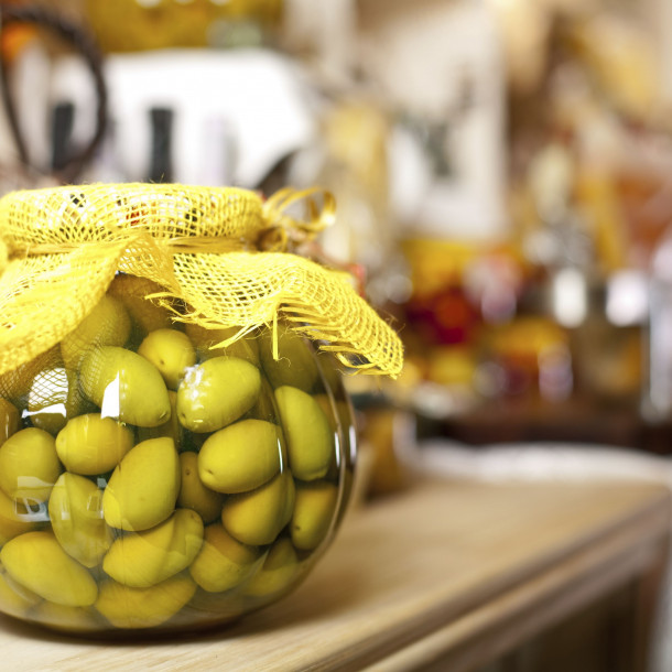 Olives vertes en saumure