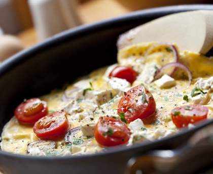 Omelette à la feta