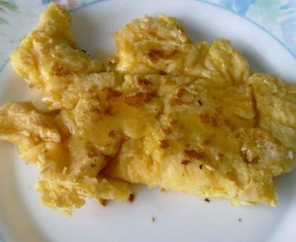 Omelette au sucre (ou omelette kabyle)