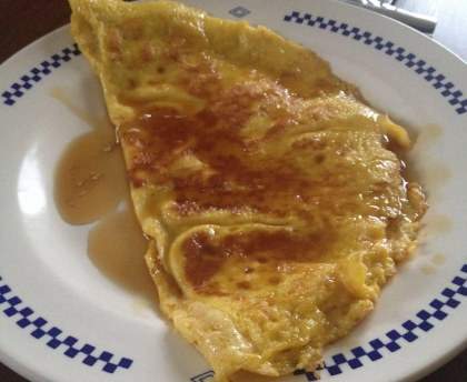 omelette au sucre