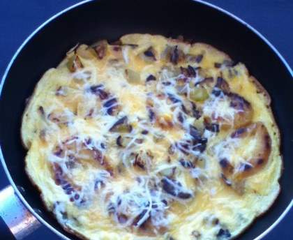 Omelette aux calamars