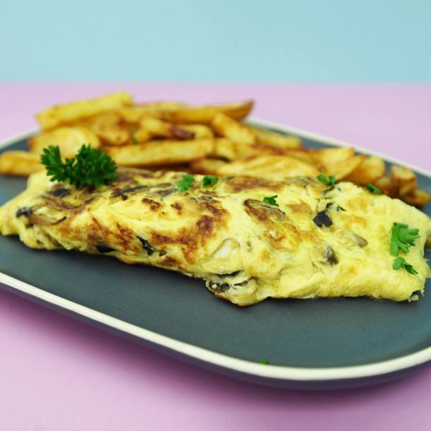 Omelette aux champignons par FAST[OCHE]®