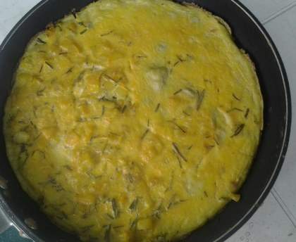 Omelette aux courgettes facile