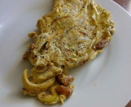 Omelette aux figues séchées